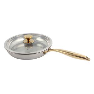 Casseroles et poêles de luxe antiadhésives, compatibles induction, en titane, lavables au lave-vaisselle, faciles à nettoyer - Product Image 2