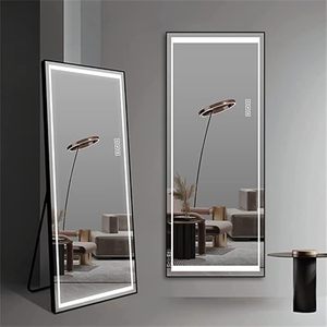 Factory Supply Large Full Length LED <strong>Rectangle</strong> <strong>Wall</strong> Mounted <strong>Mirror</strong> <strong>for</strong> Barber Shop Hair Salon Beauty Salon Furniture - Product Image 4