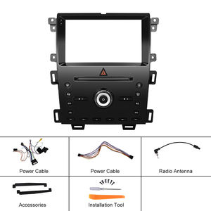 Podofo <span class=keywords><strong>prix</strong></span> d'usine 10.1 "panneau de cadre d'autoradio pour <span class=keywords><strong>FORD</strong></span> <span class=keywords><strong>EDGE</strong></span> 2015 DVD cadre de voiture Canbus boutons clés de dangers serrure centrale - Product Image 4
