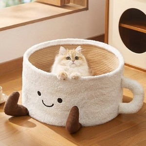 Elegante per animali domestici letto comodo letto per animali domestici Premium tessuto traspirante morbido e caldo imbottitura - Product Image 5