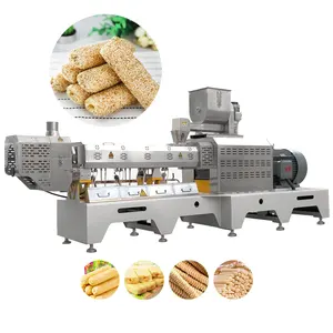 Hot Sale Full Automatic Corn Snack Extruder Corn Puff Making Machine Puffed Core Filled Snack Food Making Machine