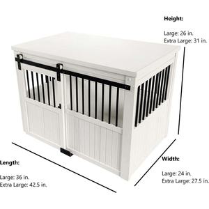 Cama <span class=keywords><strong>para</strong></span> <span class=keywords><strong>perro</strong></span> WPC no tóxica y respetuosa con el medio ambiente, muebles <span class=keywords><strong>para</strong></span> mascotas de interior, jaula blanca <span class=keywords><strong>para</strong></span> <span class=keywords><strong>perro</strong></span> - Product Image 4