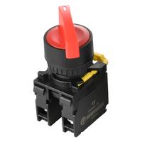 Interrupteur à bouton-poussoir étanche à prix d'usine, 6A, tête ronde de 22 mm, IP65, LED, 120V, TUV pour plastique