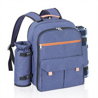 Sac à dos isotherme pliable grande capacité à double bandoulière personnalisé en usine D5715 pour pique-nique en extérieur