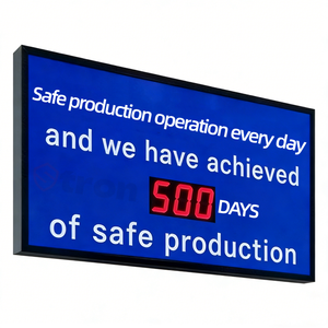 أيام خالية من الحوادث، السلامة تبدأ مني، لوحات نتائج إلكترونية صغيرة، لافتات أيام بدون حوادث ولوحات نتائج السلامة - Product Image 2