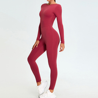 Combinaison de yoga personnalisée avec logo pour femme, justaucorps de sport extensible, combinaisons de sport pour femme, combinaisons grande taille