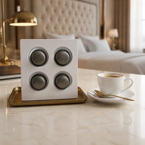 Soporte Ecológico de Poliresina con 4 Orificios para Cápsulas de Café, Organizador para Nespresso, <span class=keywords><strong>Dolce</strong></span> <span class=keywords><strong>Gusto</strong></span>, K Cup, Decoración para Hoteles, Resorts y Hogares - Product Image 3
