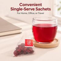 Tisane de Racine de Betterave en Sachets Pyramidaux, Infusion Quotidienne de Légumes-Racines, Traitement à Chaud, 5g x 30 Sachets