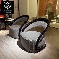 Fauteuil de loisir en bois massif français, noir, fauteuil inclinable avec finition brillante pour la maison, le salon ou le balcon, meuble facile à utiliser