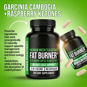 Suplemento en Cápsulas Supresor del Apetito con Extracto de Té Verde y Extracto de Grano de Café Verde de Capital Green Tea, Marca Estatal, Promueve la Quema de <span class=keywords><strong>Grasa</strong></span> - Product Image 2