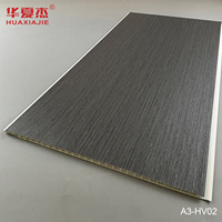 Vente directe d'usine, panneaux muraux et de plafond en PVC imitation bois foncé, modernes, imperméables et ignifuges, décoration intérieure
