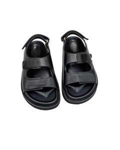 Sandalias de Plataforma con Velcro para Mujer, Verano 2024, Tallas Grandes, Estilo Casual, Punta Abierta, Color Sólido - Product Image 2