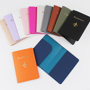 BSBH – Ensemble de porte-passeport et de porte-documents en cuir PU durable, avec boîte cadeau et logo personnalisé, idéal pour mariage, voyage, valise - Product Image 2