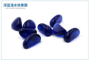25kg/봉지 블루 글라스 자갈석 녹색 유약석 수족관 어항 장식 천연 석영석 및 크리스탈 - Product Image 4
