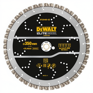Lame diamantée DeWalt Elite Series 350 mm segmentée pour la découpe du béton - Product Image 2