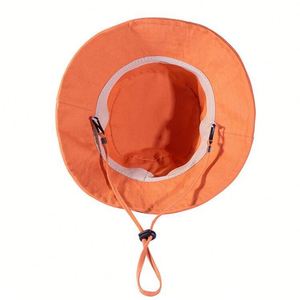 Made Cotton Bucket Fishing Hat Foldbable High Quality Cotton Bucket Hats for Women Men Breathable <b>Sunscreen</b> Bucket Hat - Product Image 4