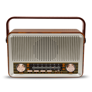 Bán buôn OEM chất lượng cao xách tay pin cổ điển điều khiển từ xa <span class=keywords><strong>Home</strong></span> FM AM SW Retro <span class=keywords><strong>Radio</strong></span> với USB TF - Product Image 1