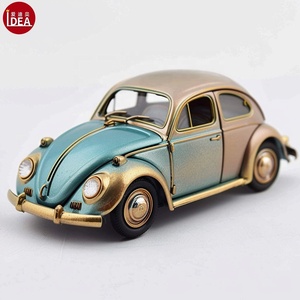 Su misura 1:43 modellino auto retrò e classico modello di auto in resina blu collezione di autoveicoli motoristica giocattolo - Product Image 3