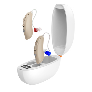 Aides auditives binaurales <span class=keywords><strong>Beltone</strong></span> RLY176-DW Standard BTE 4 canaux avec pile 13 en plastique - Product Image 3