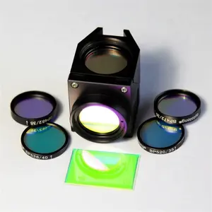 40nm larghezza di banda OD 5 filtro a fluorescenza filtro passa-banda a fluorescenza Uv filtri ottici 390nm