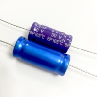 Condensateur électrolytique axial bipolaire Bevenbi pour haut-parleur audio, crossover, économique, 1uf à 220uf, 100V