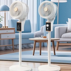 Ventilador de voz inteligente para el hogar, ventilador de circulación de viento grande, ventilador de voz inteligente, ventilador de cabeza móvil para dormitorio de oficina - Product Image 3