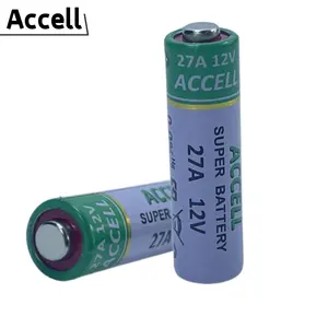 Accell 27a 12v bateria 23a 12v bateria alcalina a23 a27 LR23a LR27a pilhas alcalinas secas para controle remoto campainha
