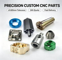 Composants et pièces mécaniques sur mesure OEM usinés avec précision sur CNC 5 axes en aluminium, laiton et acier inoxydable (tournage, fraisage, perçage)