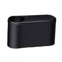 Poubelle de voiture multifonctionnelle Micora ABS, boîte de rangement à 1-3 compartiments, organisateur portable étanche à suspendre à la porte, pour l'intérieur