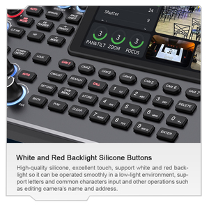 Contrôleur de clavier pour caméra PTZ PoE 4D avec joystick 5,5 pouces et écran LCD pour églises, événements en direct, éducation, vote - KC50 - Autre joystick 4D - Product Image 4