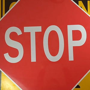 Cartello Stradale Riflettente Ottagonale in Alluminio Personalizzato 60cm EGP per Segnalazione di Stop e Avvertimento - Product Image 4