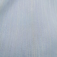 Tissu de luxe tissé en polyester 75D 100% plissé effet cristal argenté pour garçons, anti-statique, léger et de haute qualité, vente en gros