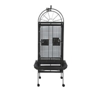 Accessoires en acier inoxydable robustes pour cage à oiseaux canaris, couvercle de cage extérieur grand format portable carré pour usage au bureau toutes saisons – Promotion