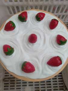 <span class=keywords><strong>Faux</strong></span> gâteau de mariage personnalisé en résine, moule à fraise pour fête de mariage - Product Image 2