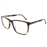 Montures de lunettes optiques classiques en acétate transparent pour unisexe, 4 couleurs, logo personnalisé