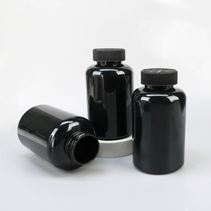 500ml Food Grade PET Black <b>Plastic</b> Bottles Leakproof Screw <b>Cap</b> Reusable for Juice Water Cosmetic Liquid Storage - Product Image 4
