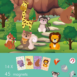 Hot Sell Kids' Magnetic Puzzle <strong>Book</strong> - DIY Magnetic Sticker Toy for Toddlers' Logical Thinking &amp; Early Education - Product Image 2
