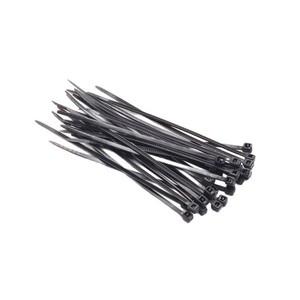 Bridas de nailon RCR 4x150 200 250 mm blancas y negras autoblocantes para atar hilos - Product Image 2