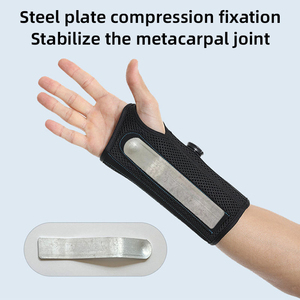 دعامة معصم قابلة للتعديل مع مقبض ضغط، جبيرة طبية لدعم المعصم والساعد للتأهيل الرياضي - Product Image 2