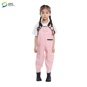 <span class=keywords><strong>Bottes</strong></span> unisexes imperméables à sangle réglable pour le travail de ferme pêcheur noir léger en nylon PVC <span class=keywords><strong>bottes</strong></span> pour hommes et femmes - Product Image 6