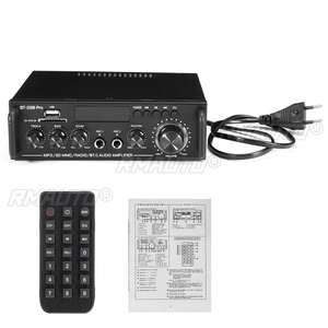 Amplificador de Potencia HIFI de 2.0 Canales, Amplificador de Audio Digital Bluetooth, 12V 240V, Compatible con Bluetooth, USB, SD, Radio, con Control Remoto, UE - Product Image 2