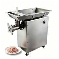 Machine à hacher la viande professionnelle robuste, grande hachoir à viande pour boucher, broyeur de viande et d'os, robot culinaire, hachoir à viande