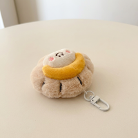 Porte-clés en peluche animaux marins mignons, breloques de sac à dos, cadeau créatif pour couple, poupée en peluche de dessin animé exquise pour enfants - Vente chaude