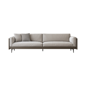 Sofá Seccional Moderno y Sencillo de Tela de Lino Lavable y Extraíble de Alta Gama Estilo Italiano para Apartamentos Pequeños - Product Image 5