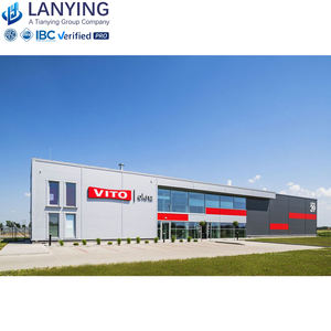 Costruzione prefabbricata progettata moderna dell'officina della struttura d'acciaio e del magazzino resistente al vento - Product Image 5