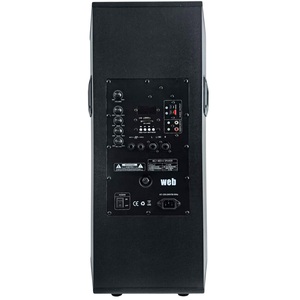 Web Professional Speakers 2x8 Inch Woofers 300W Amplified <b>Bluetooth</b> <b>USB</b> SD Card - Product Image 5