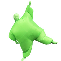 Combinaison gonflable en silicone blanc, Big Fat Masked Ninja, accessoires de scène de fête drôles et mignons, combinaison gonflable grasse