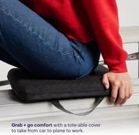 Coussin de siège ergonomique violet à grille neutre thermiquement, soulagement de la pression, antidérapant et respirant pour chaise de bureau, voiture, longue assise