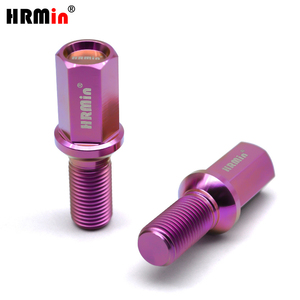 Pernos HRmin de Titanio Ti-6Al-4V Gr.5, Color Morado, Cabeza Esférica Hexagonal de 17 mm, M14x1.5x28 mm - Product Image 6