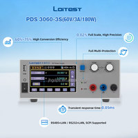 Fuente de Alimentación de CC de Escritorio Programable de Alta Precisión, Bajo Ruido y Baja Ondulación, 60V 3A 180W, Ajustable para Pruebas de Laboratorio